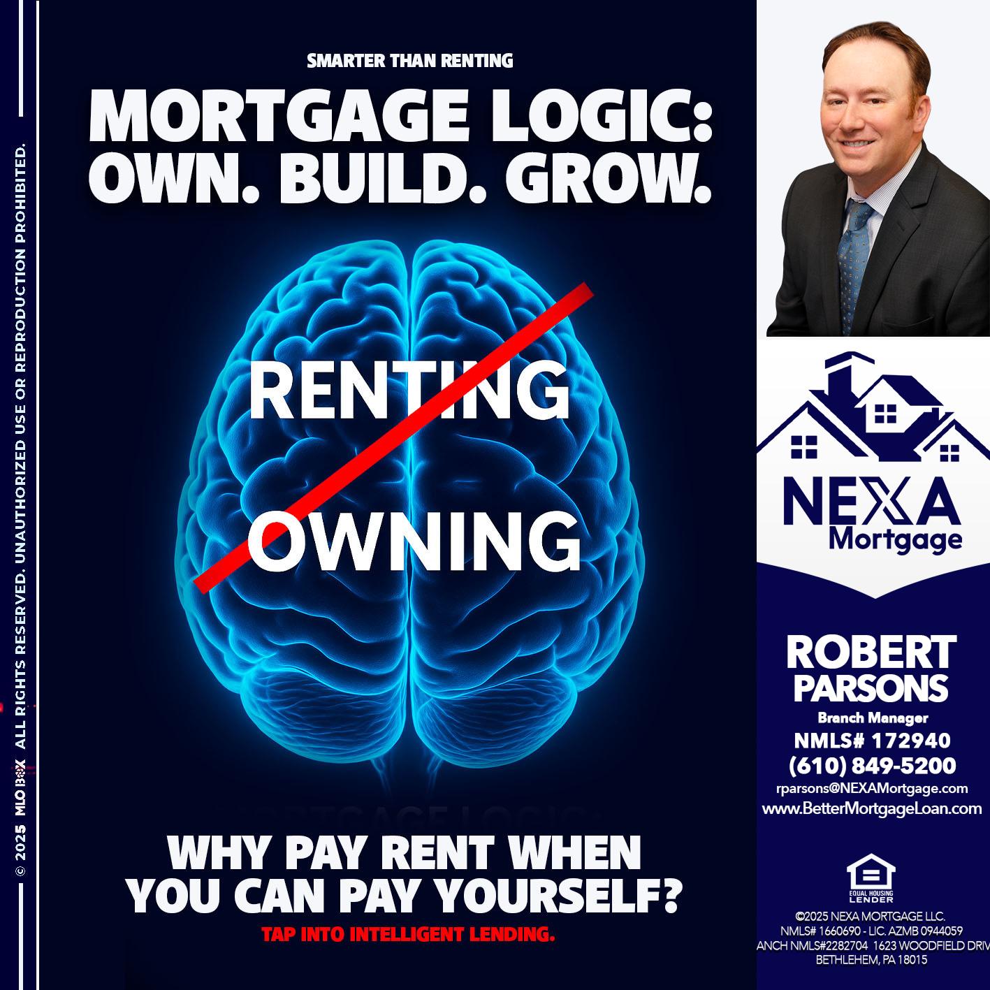 mortgage logic - Robert Parsons -Mortgage Loan Originator