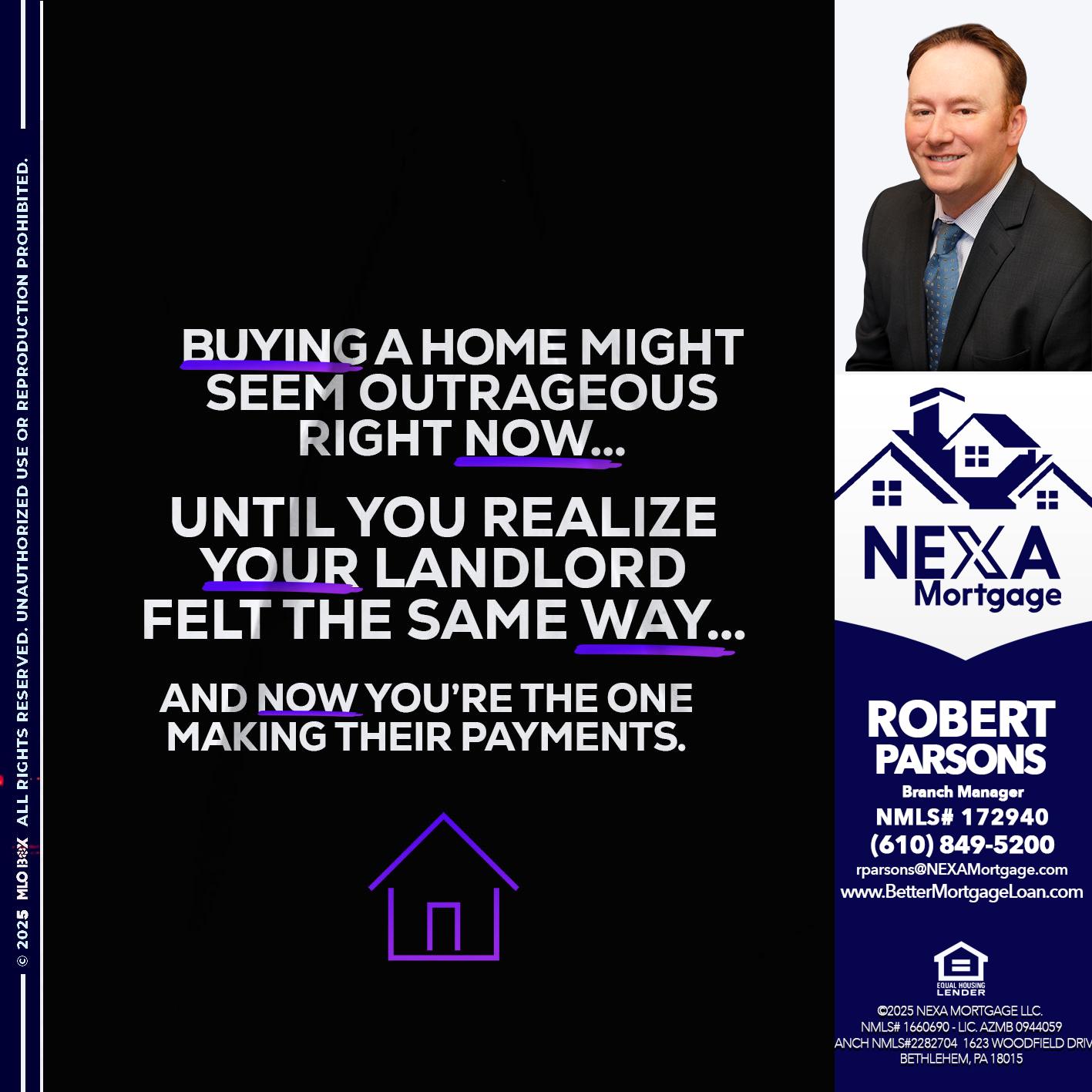 BUYING A HOME - Robert Parsons -Mortgage Loan Originator