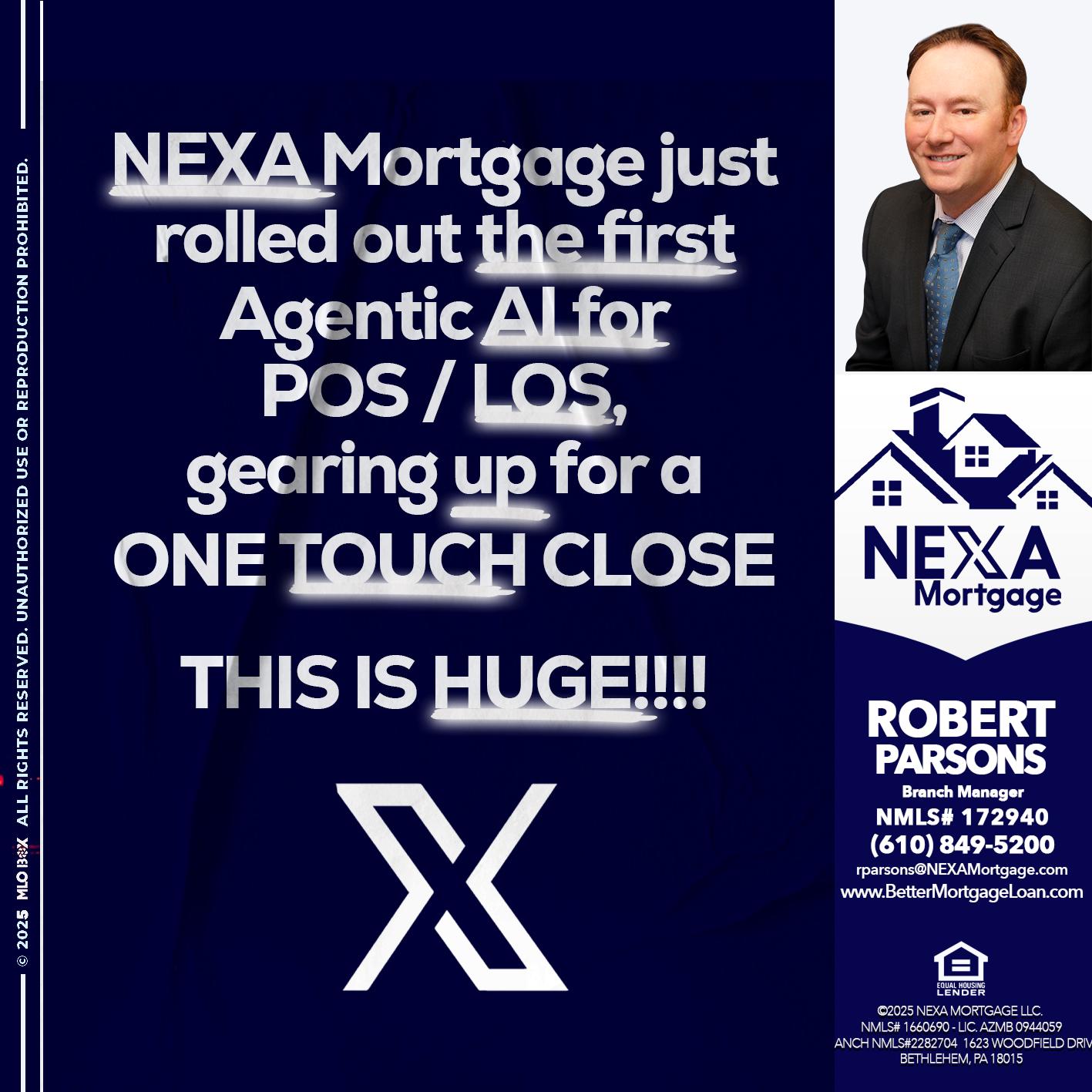 NEXA MORTGAGE - Robert Parsons -Mortgage Loan Originator