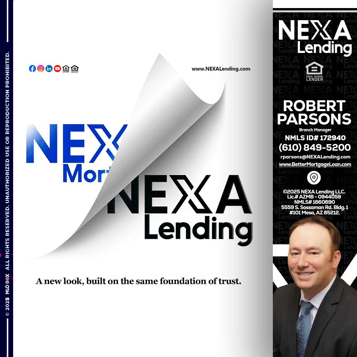 NEXA LENDING - Robert Parsons -Mortgage Loan Originator