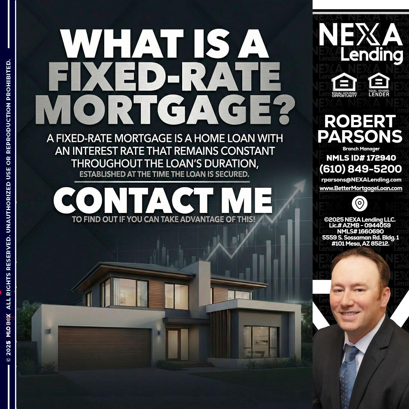 WHAT IS A - Robert Parsons -Mortgage Loan Originator