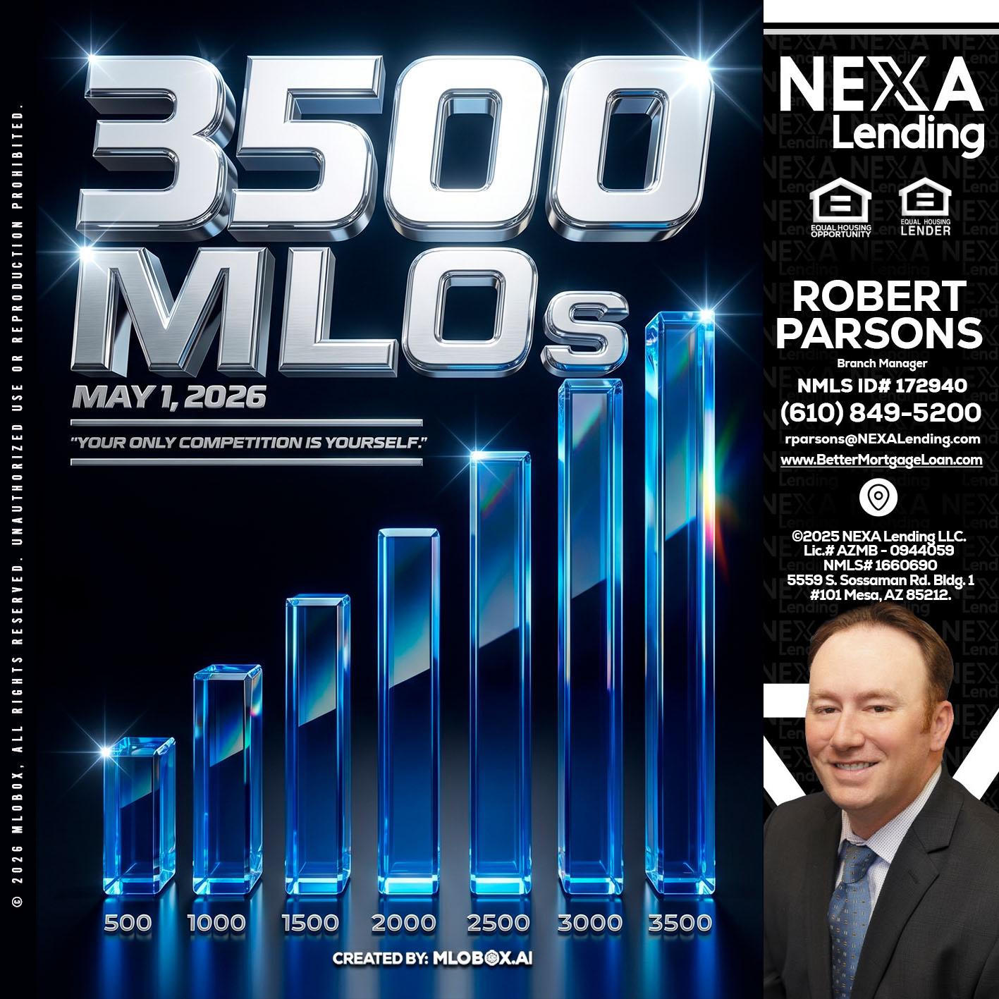 3500 MLOs - Robert Parsons -Mortgage Loan Originator