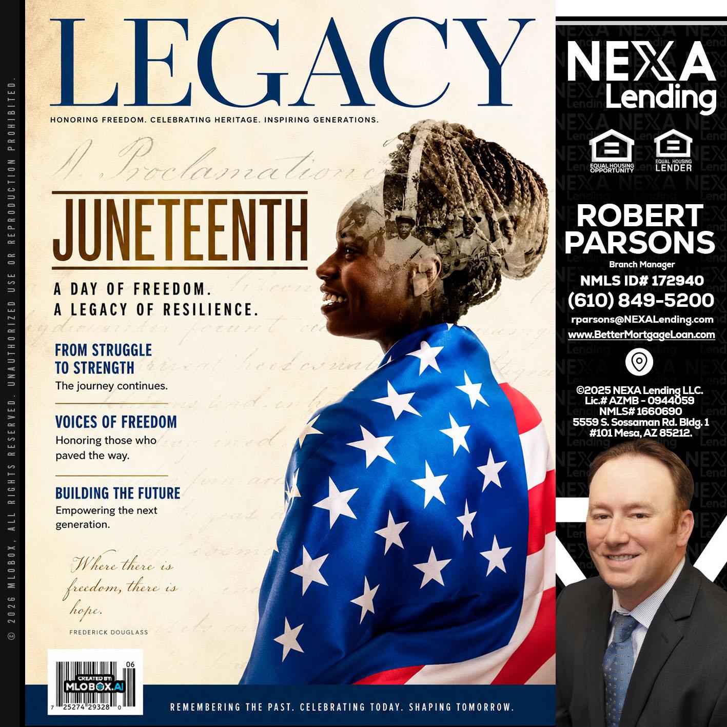 LEGACY - Robert Parsons -Mortgage Loan Originator