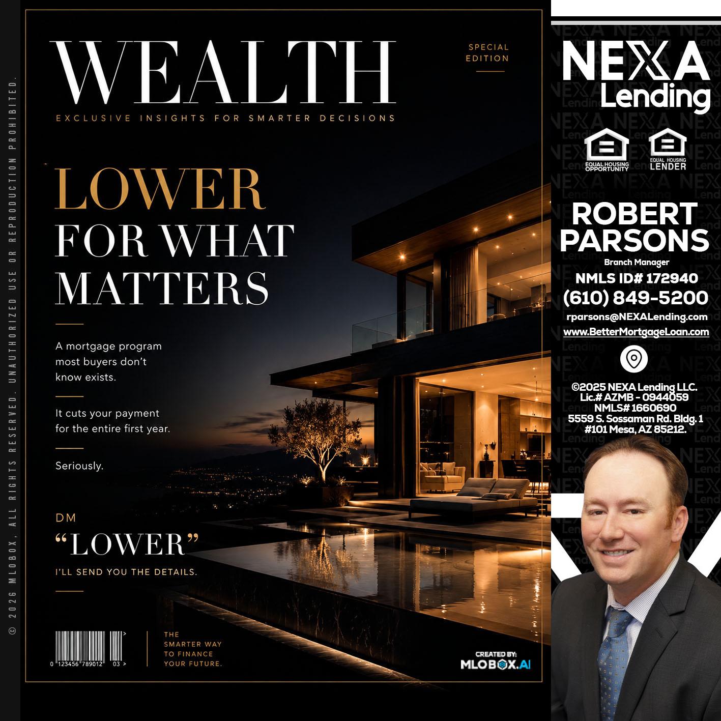 WEALTH - Robert Parsons -Mortgage Loan Originator