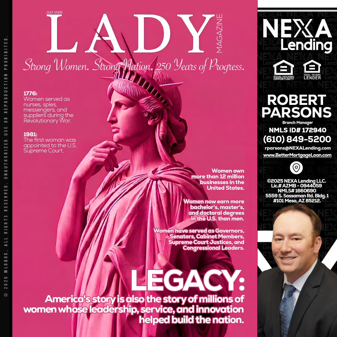 LADY LIBERTY! - Robert Parsons -Mortgage Loan Originator