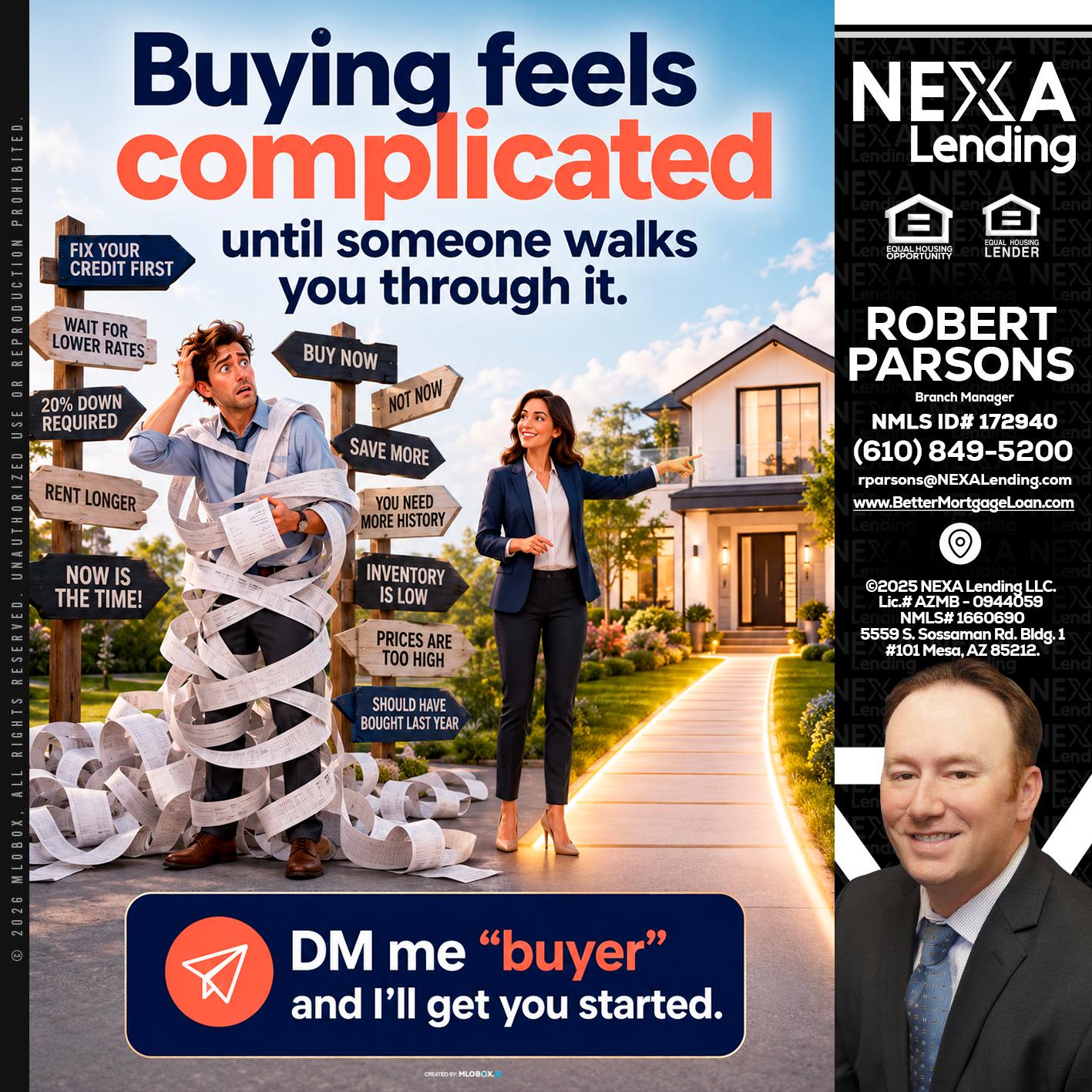 buying feels - Robert Parsons -Mortgage Loan Originator