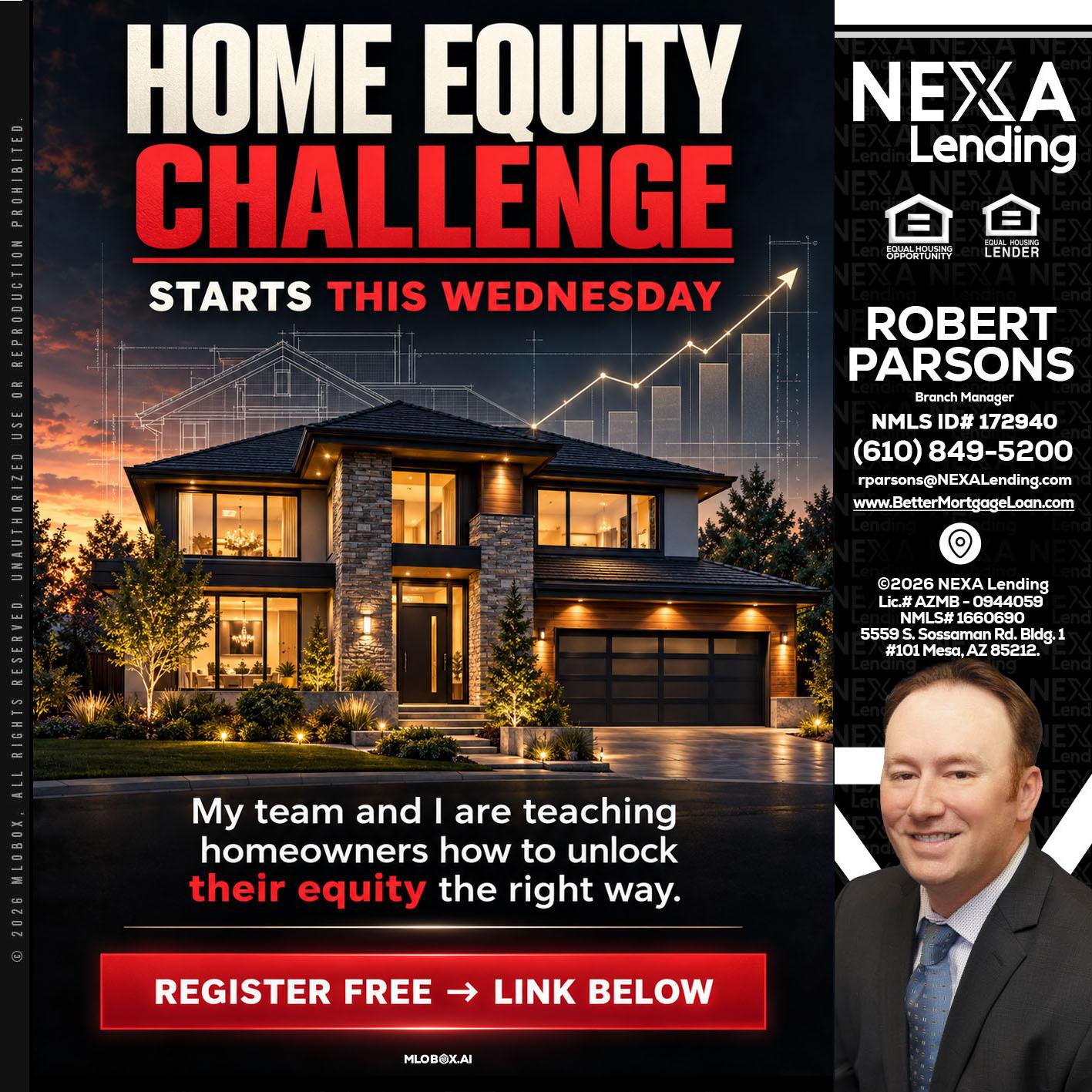HOME EQUITY - Robert Parsons -Mortgage Loan Originator