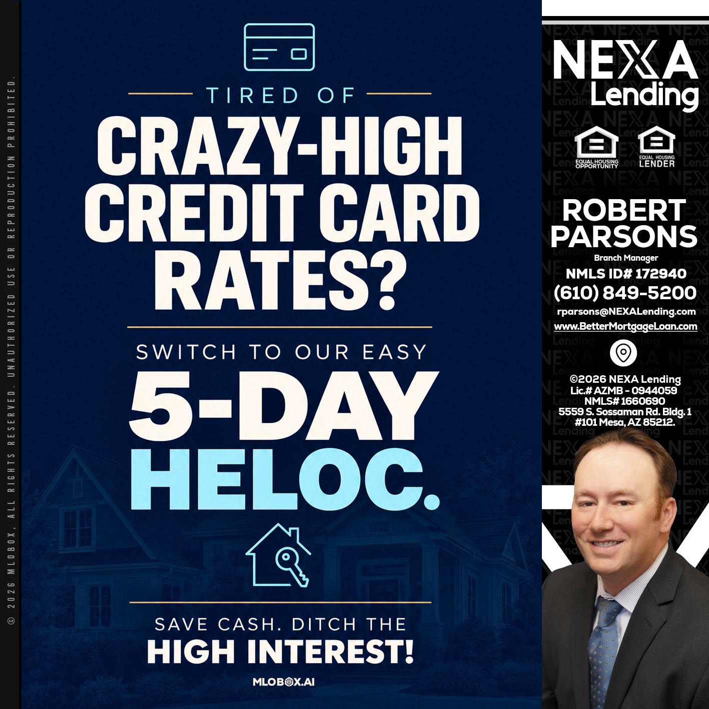 crazy high - Robert Parsons -Mortgage Loan Originator