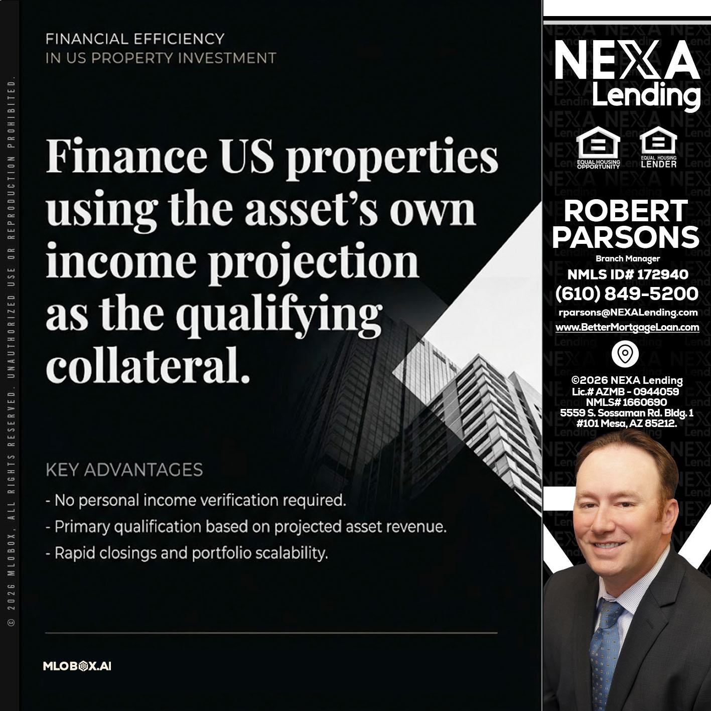 finance US - Robert Parsons -Mortgage Loan Originator